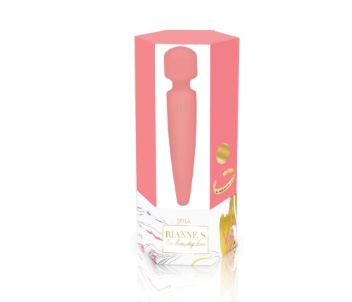 Rianne S Bella Mini Body Wand Coral - Compact Waterproof Massager