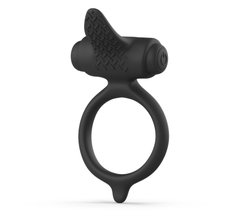 B Swish Bcharmed Classic Black - Silicone 5-Function Massaging Ring