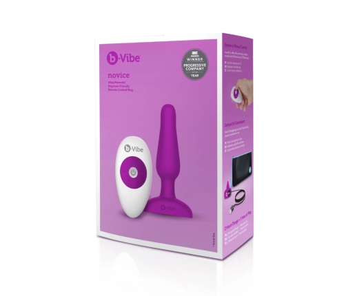 B-Vibe - Novice Plug Fuchsia