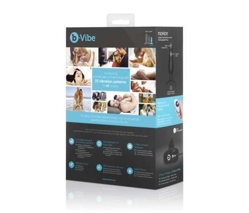 B-Vibe - Novice Plug Black