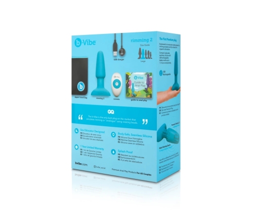 B-Vibe - Rimming Plug 2 Teal