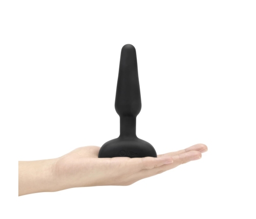 b-Vibe Trio Plug Black - Medium Size Intimate System, 3 Motors, Remote