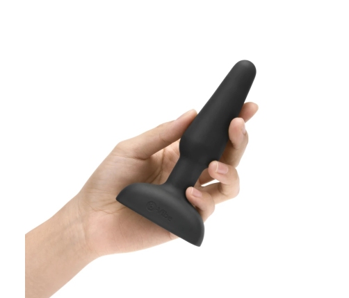 b-Vibe Trio Plug Black - Medium Size Intimate System, 3 Motors, Remote