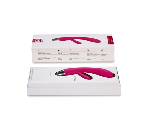 Svakom Lorna Touch Sensor Dual Motor Intimate Device Wine Red 176 mm