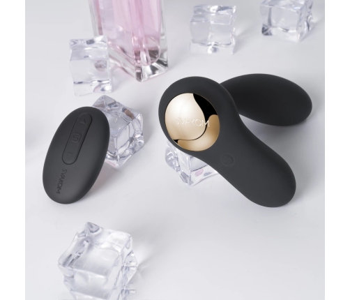 Svakom Vick Remote-Controlled Powerful Plug Black - Ergonomic Design