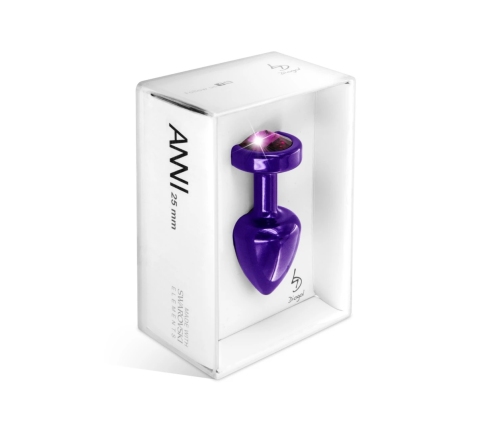 Diogol Anni Round Intimate Accessory 25mm Purple-Pink Crystal Finish