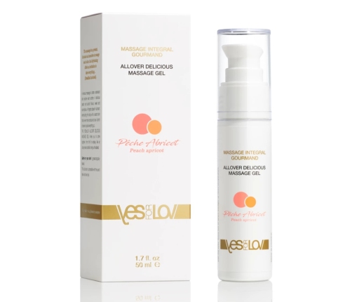 YESforLOV Allover Delicious Żel do masażu Brzoskwinia Morela 50ml