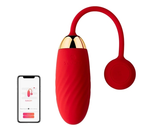 Svakom - Ella Vibrating Egg Red