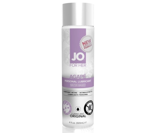 System JO For Her Agape Original 120ml - Lubrykant dla skory wrażliwej