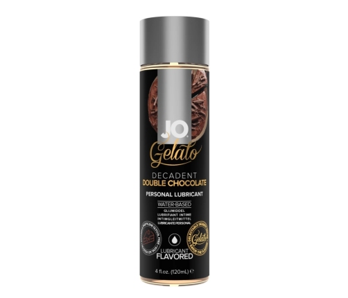 System JO - Gelato H2O Lubricant Decadent Double Chocolate 120 ml