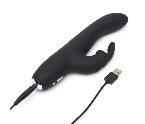 Fifty Shades of Grey - Greedy Girl Rechargeable Slimline Rabbit Vibrator