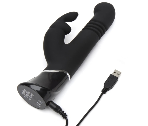 Fifty Shades of Grey - Greedy Girl Rechargeable Thrusting G-Spot Rabbit Vibrator