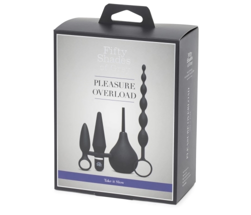 Fifty Shades of Grey - Pleasure Overload Starter Anal Kit (4 piece kit)