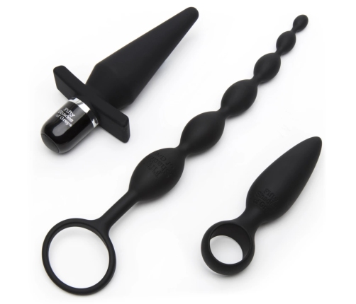Fifty Shades of Grey - Pleasure Overload Starter Anal Kit (4 piece kit)