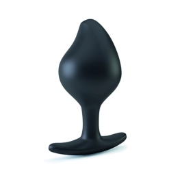 Mystim Rocking Force Large Intimate Plug - Bipolar E-Stim, Platinum Silicone