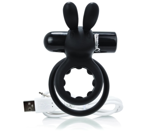 The Screaming O Charged Ohare Black Intimate Dual-Ring Silicone Device