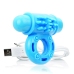 The Screaming O Charged OWow Intimate Vibrating Ring Blue Rechargeable