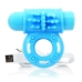 The Screaming O Charged OWow Intimate Vibrating Ring Blue Rechargeable