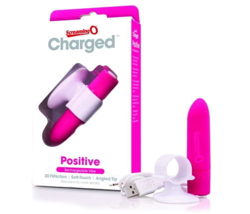 The Screaming O Charged Positive Massager Strawberry USB Rechargeable
