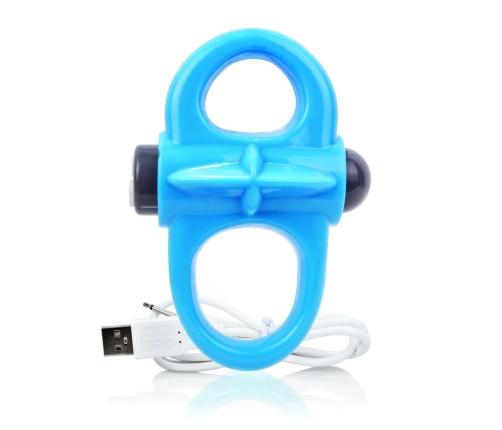 The Screaming O Charged Yoga Blue - Flexible Intimate Ring, Rechargeable