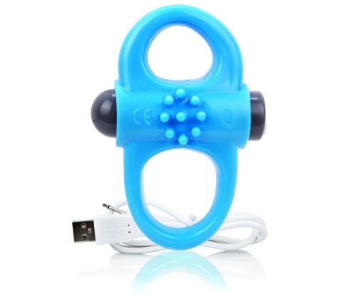 The Screaming O Charged Yoga Blue - Flexible Intimate Ring, Rechargeable