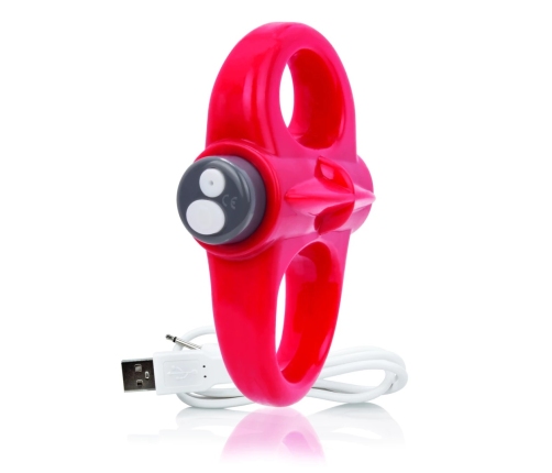 The Screaming O Charged Yoga Red Intimate Fitness Silicone Ring