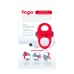 The Screaming O Charged Yoga Red Intimate Fitness Silicone Ring