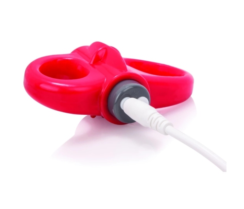 The Screaming O Charged Yoga Red Intimate Fitness Silicone Ring