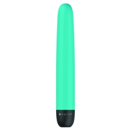 B Swish Bgood Classic Intimate Massager Jade 17.8cm Waterproof Blue