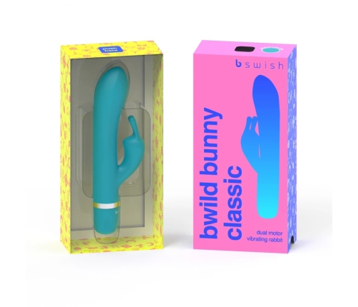 B Swish Bwild Classic Bunny Jade - Silicone Dual-Motor Intimate Device