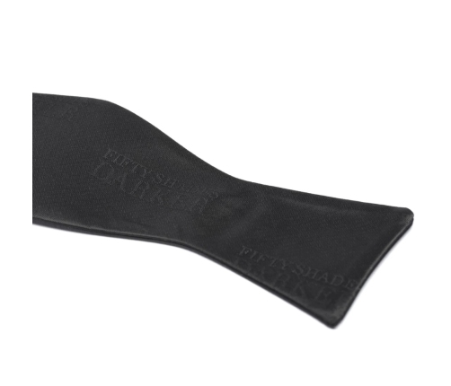 Fifty Shades of Grey Darker His Rules Bow Tie Restraint 2-in-1, Black