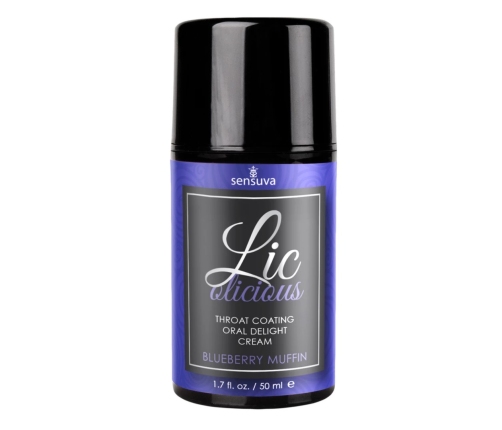 Sensuva Lic-o-licious Blueberry Muffin 50ml - krem smakowy jagodowy