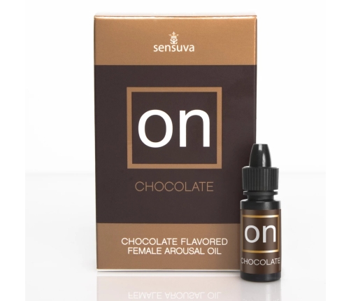 Sensuva ON Arousal Oil Chocolate 5ml - olejek intymny czekoladowy