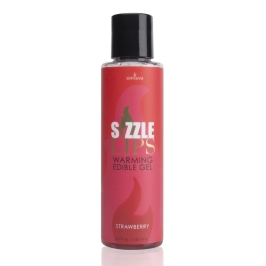 Sensuva Sizzle Lips Żel rozgrzewający jadalny truskawkowy 125 ml Sensuva Sizzle Lips Żel rozgrzewający jadalny truskawkowy 125 ml