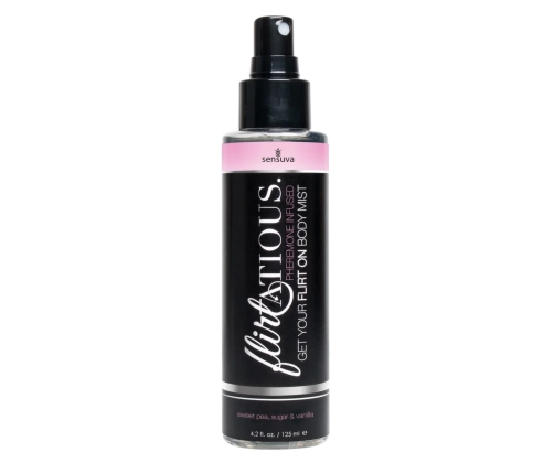 Sensuva Flirtatious Mgiełka do ciała Vanilla Sugar & Sweet Pea 125 ml