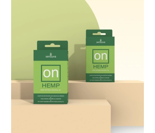 Sensuva ON Arousal Oil Hemp 5ml - Botanical Moisturizing Formula