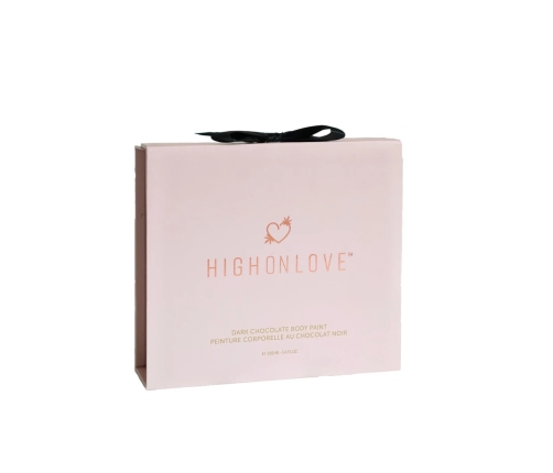 HighOnLove Dark Chocolate Body Paint with Hemp Oil 100ml