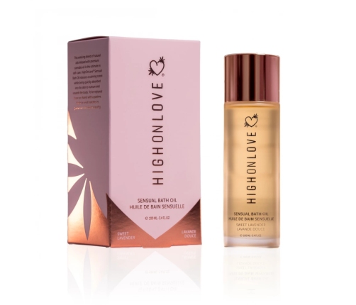 HighOnLove Bath Oil Lavender Honeybee 100 ml - Natural Relaxing Formula
