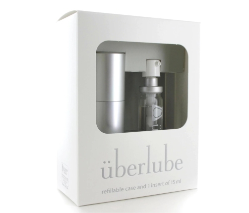 Uberlube Silicone Lubricant Good-To-Go Silver 15 ml Travel Pack