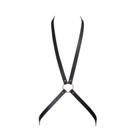 Bijoux Indiscrets Maze 8 Harness Black Adjustable Vegan Design