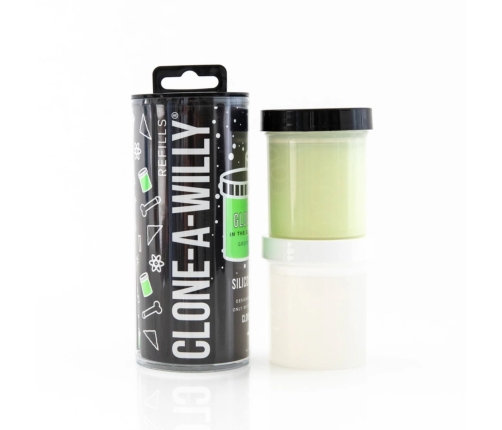 Clone A Willy - Refill Glow in the Dark Green Silicone