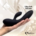FeelzToys Lea Black Glitter Dual-Motor Intimate System Waterproof 202mm