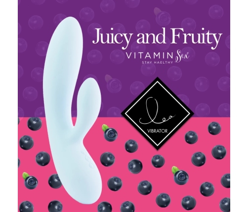 FeelzToys LEA Blueberry Dual Motor Intimate Wellness Device Silicone