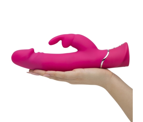 Happy Rabbit Dual Density Intimate Machine Pink, 15-Function, USB Rechargeable