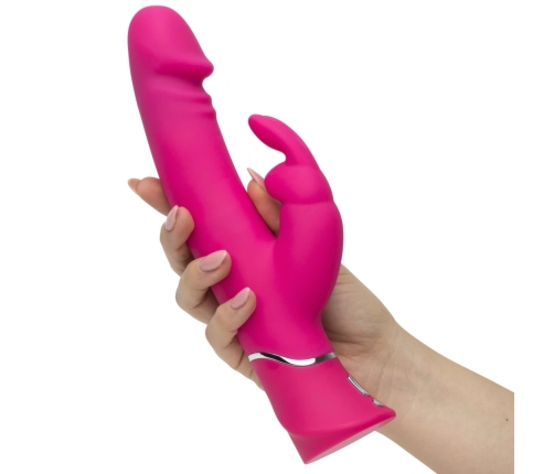 Happy Rabbit Dual Density Intimate Machine Pink, 15-Function, USB Rechargeable