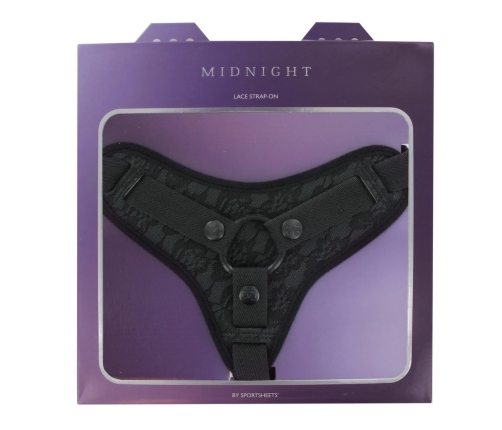 Sportsheets Sincerely Lace Adjustable Strap-On Harness, Black, 152 cm