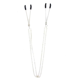 Sportsheets Sincerely Bling Adjustable Nipple Clips 50.8cm Black Sportsheets Sincerely Bling Adjustable Nipple Clips 50.8cm Black