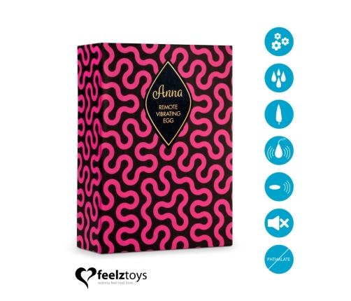 FeelzToys Anna Intimate Remote Vibrating Egg Deep Green, 10 Modes