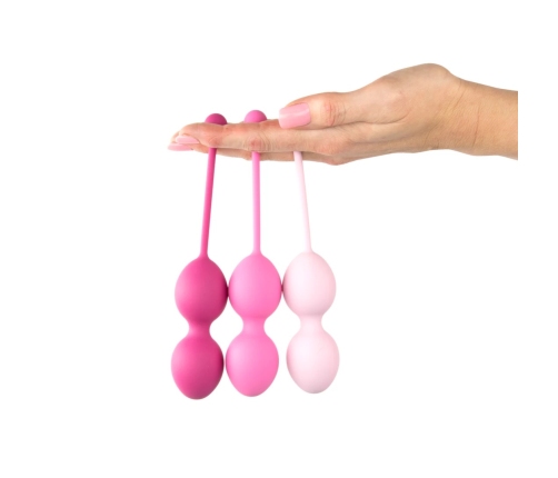 FeelzToys FemmeFit Advanced Pelvic Muscle Training Set 3 pcs - Silicone Weighted Balls