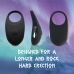 FeelzToys Thor Black Rechargeable Intimate Ring, 3 Modes, Waterproof